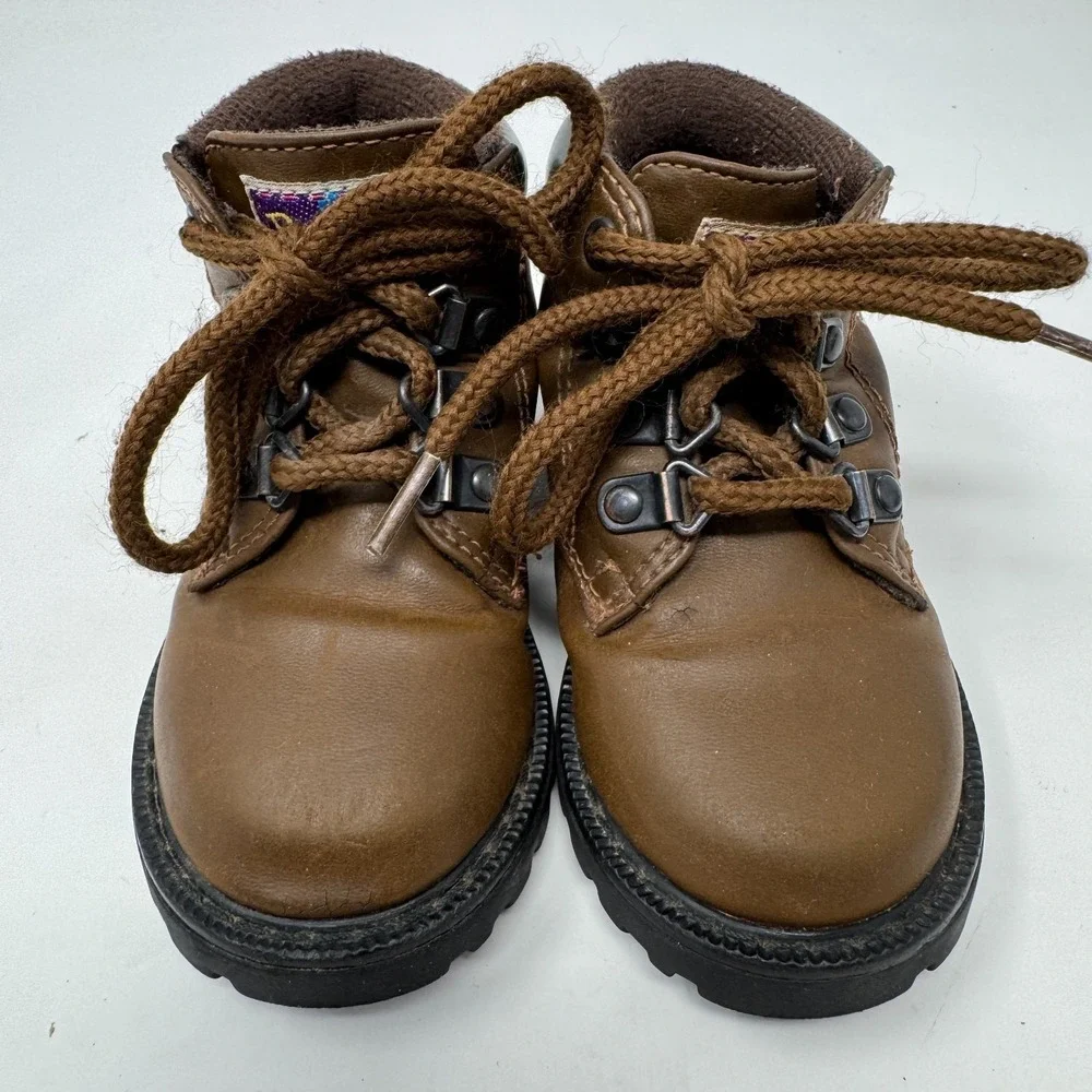 Vtg Disney Winnie the Pooh Tigger Brown Outdoor Adventures Boots Toddler Size 5